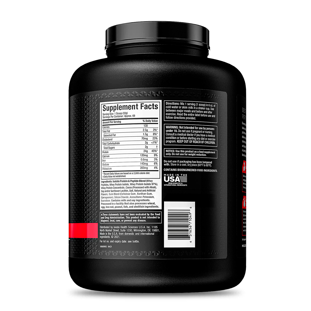 Nitro Tech 100% Whey Gold (5 Lb) - Chocolate