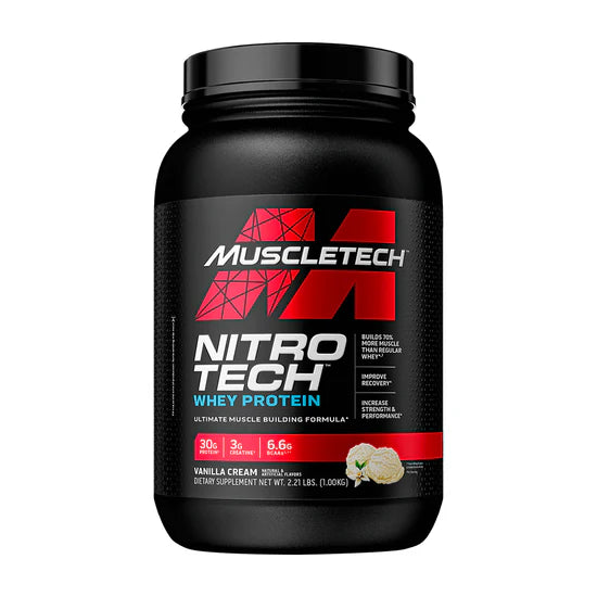 Nitro Tech, Whey protein (2 Lb) - Original
