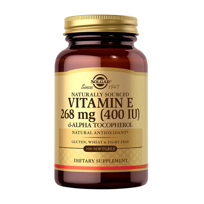 Vitamina E 400 UI – 100 Cápsulas Blandas de Solgar