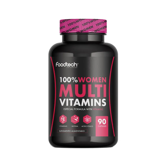 100% Women Multivitaminico 90 Capsulas - Foodtech