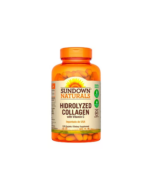 Colágeno Hidrolizado 1000 mg con Vitamina C - 120 Cápsulas de Sundown