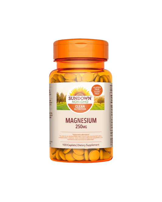 Magnesio 250 mg - 100 Cápsulas de Sundown