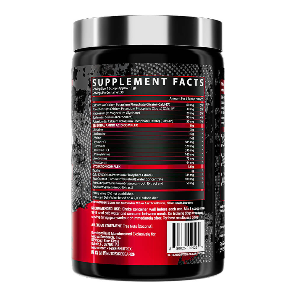 Nutrex EAA+ Electrolitos - Hydration Post Workout