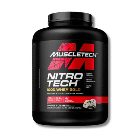Nitro Tech 100% Whey Gold (5 Lb) - Cookies and Cream