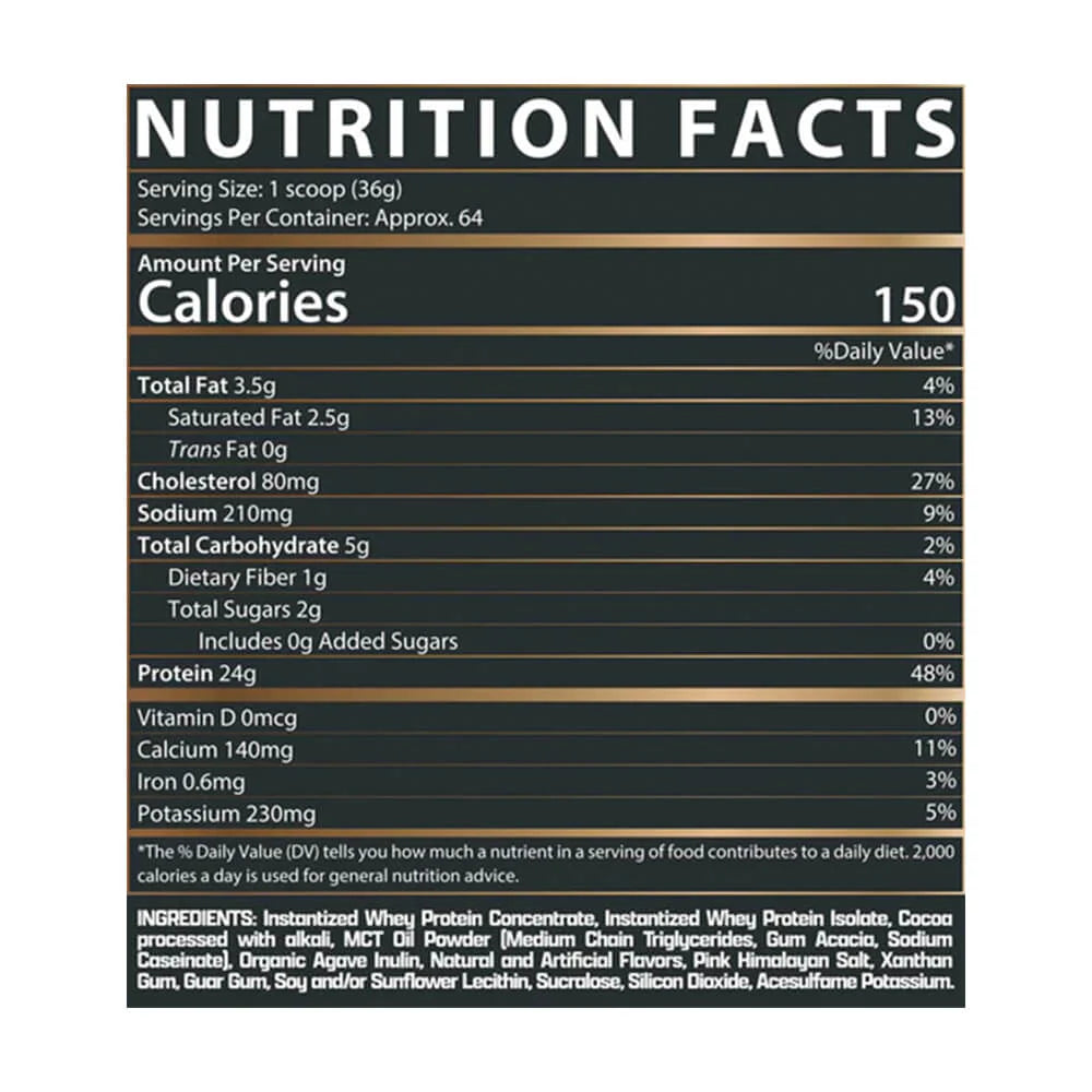 Proteina Suero de Leche - Whey 100% Whey 5 LBS - Chocolate