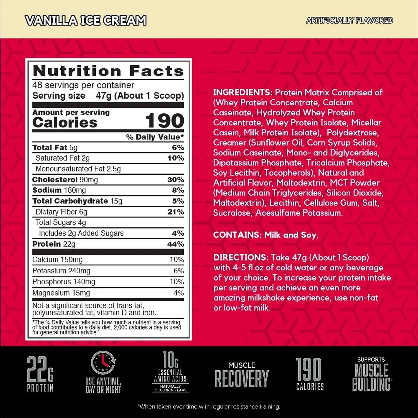 Proteina Syntha-6 5 lb - Vainilla Ice Cream