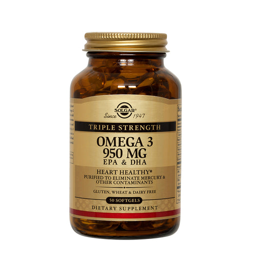 Omega-3 Triple Concentración 950 mg – 50 Cápsulas Blandas
