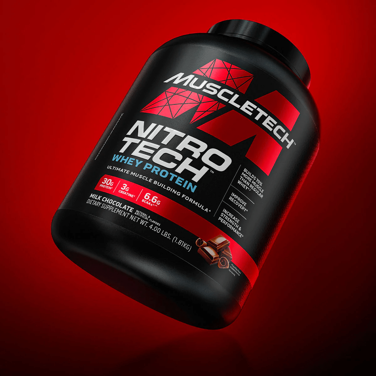 Nitro Tech 100% Whey Gold (5 Lb) - Chocolate